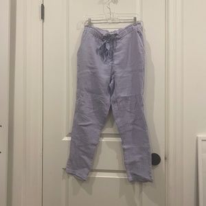 Raquel Allegra Lilac Drawstring Pants